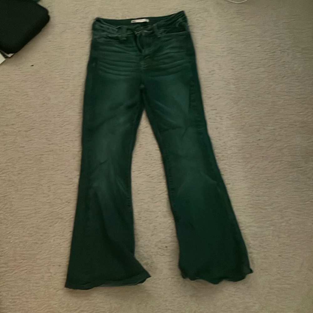 size 5 high rise flare jeans